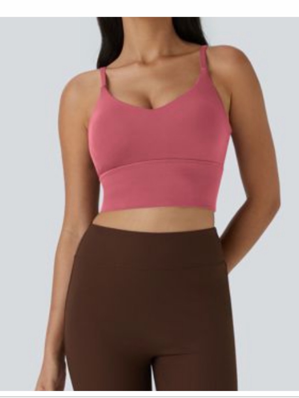 HALARA Strappy Back Longline Sports Bra